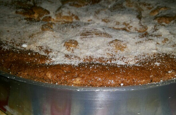 Bolo de fubá com banana