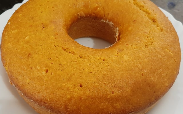 Bolo de abóbora com coco