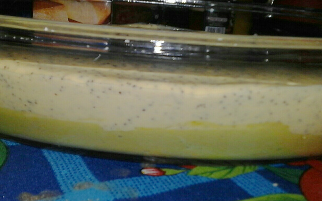 Mousse de abacate com maracujá