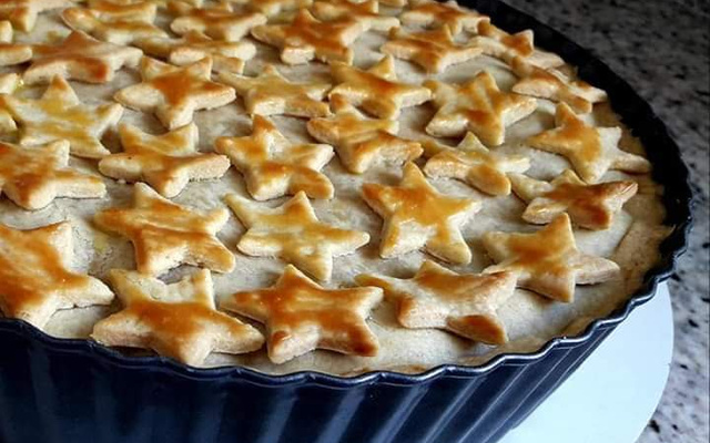 Torta de frango com palmito cremoso 