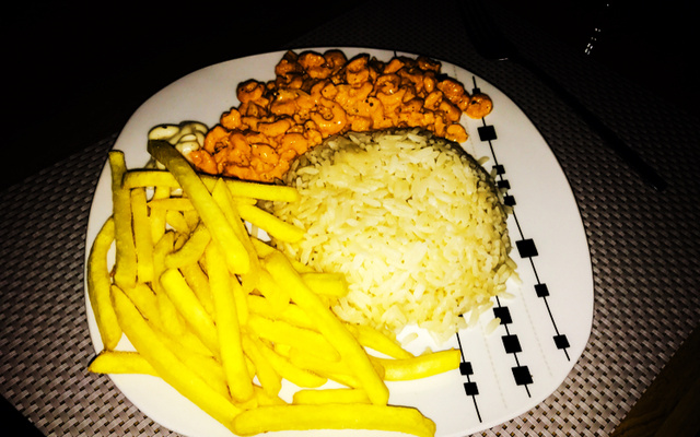 Camarão com requeijão