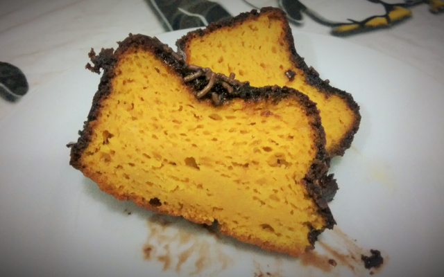 Bolo de cenoura cozida