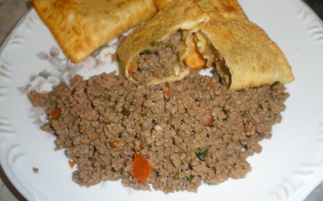 Recheio para pastel de carne