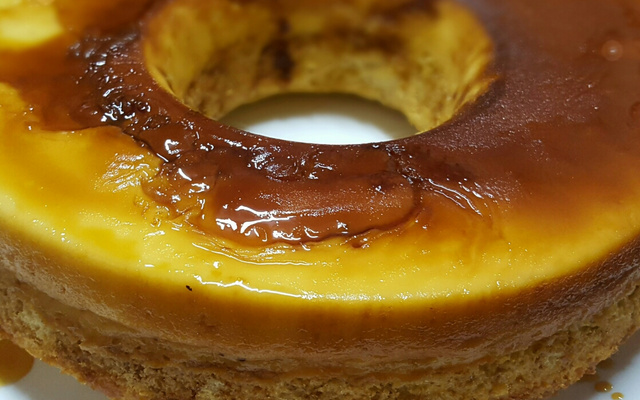 Bolo de pudim cremoso de laranja