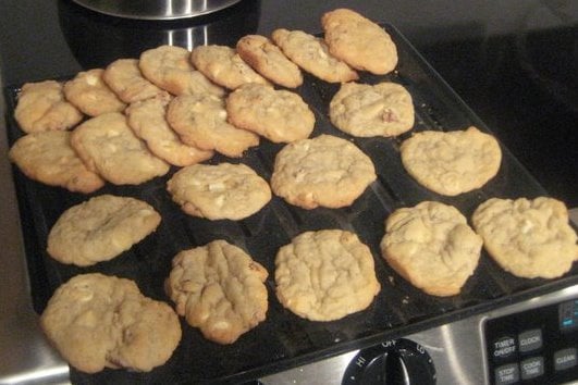 Cookie de chocolate branco