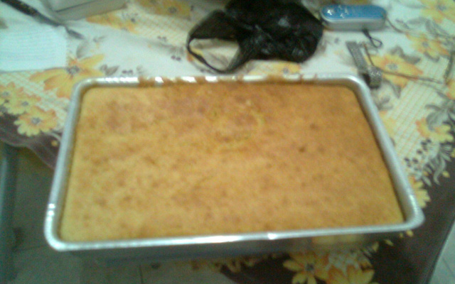 Bolo de raspas de limão