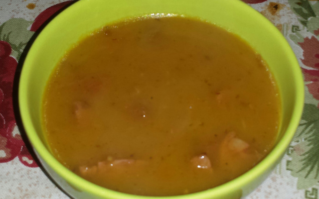 Caldo de mandioquinha