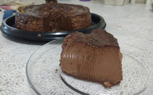 Pudim fácil de chocolate