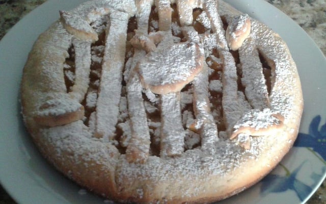 Torta de maçã vegana