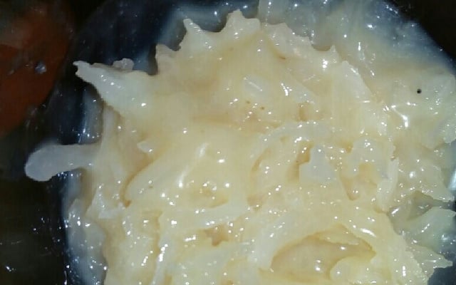 Cocada cremosa de leite condensado