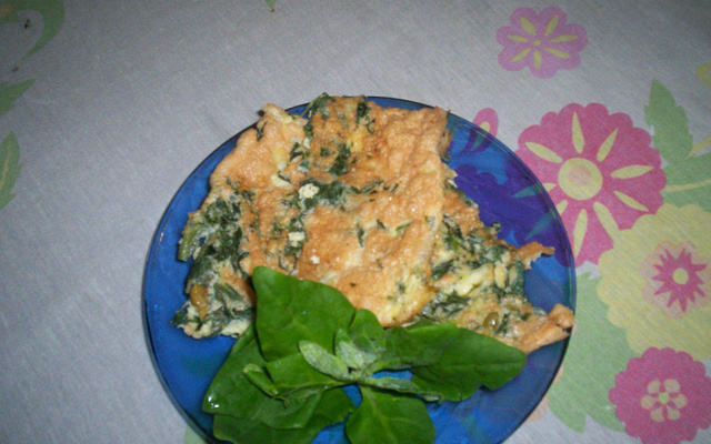 Tortinha de espinafre