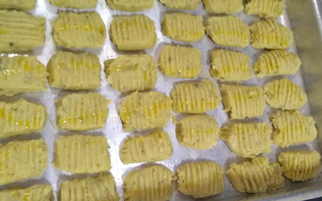 Croquete de batata doce fit