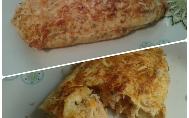 Omelete delícia de frango