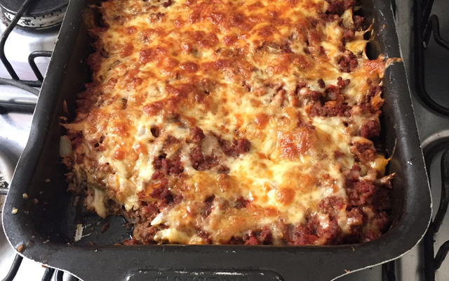 Lasanha de berinjela ou abobrinha