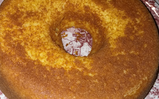 Bolo de fubá cozido