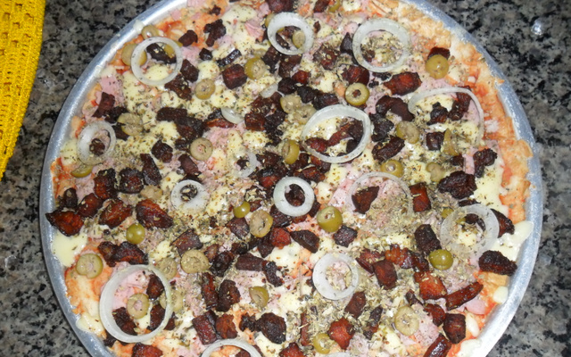 Pizza de pão francês