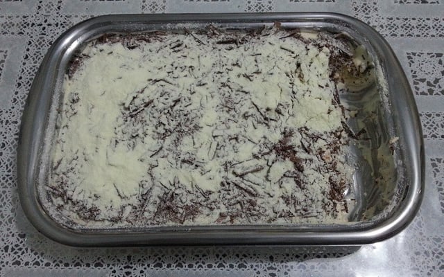 Pavê de leite ninho com chocolate