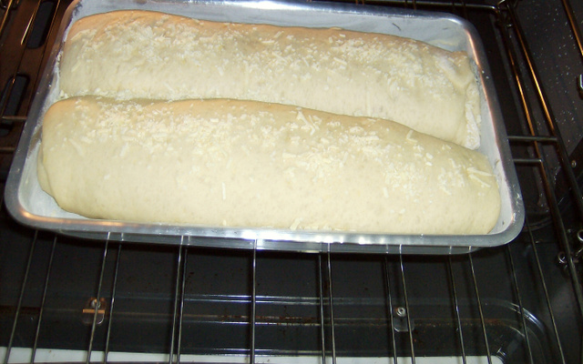 Baguetes recheado de frango com legumes