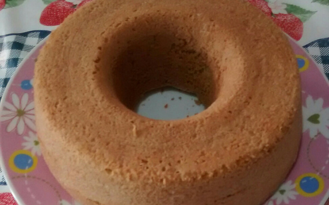Bolo de aveia com laranja