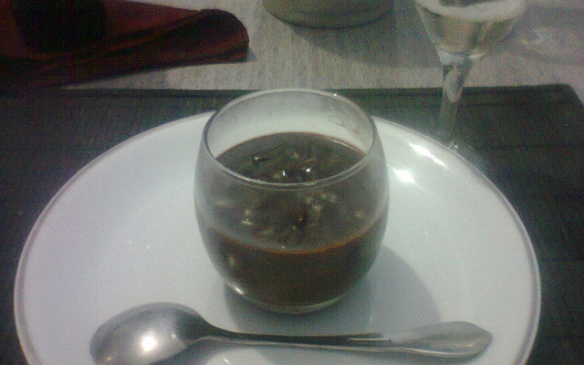 Taça de chocolate picante
