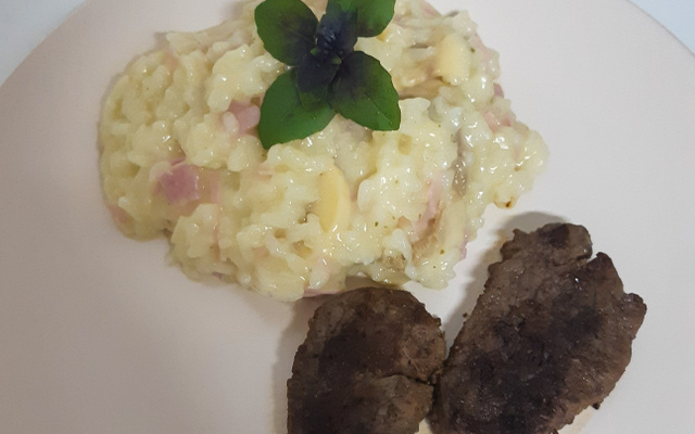 Risoto de shitake