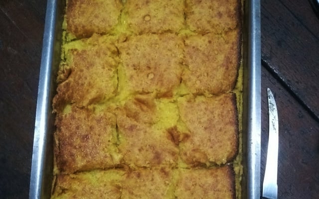 Pamonha assada no forno