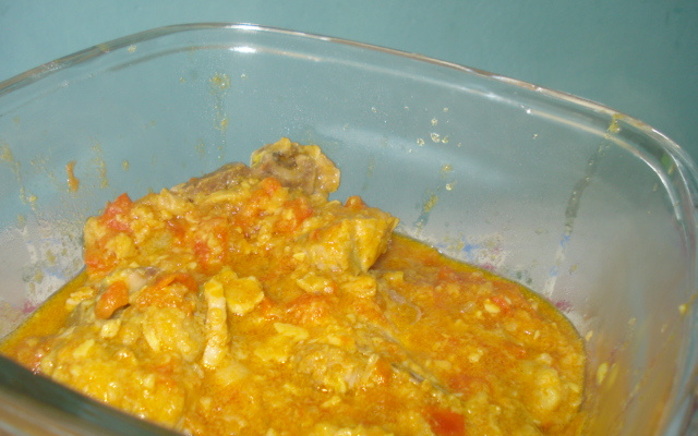 Bisteca de porco à minha moda na panela de pressão)