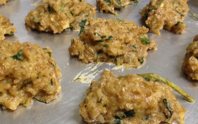 Bolinho de arroz assado