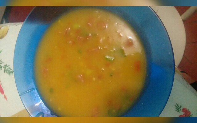 Caldo de mandioquinha