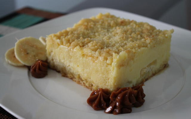 Torta farofa de banana