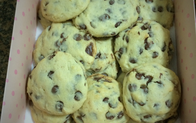 Cookies recheados com nutella
