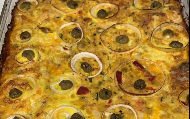 Torta de bacalhau com palmito (capixaba)