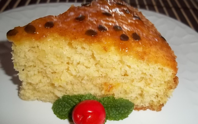 Bolo de maracujá