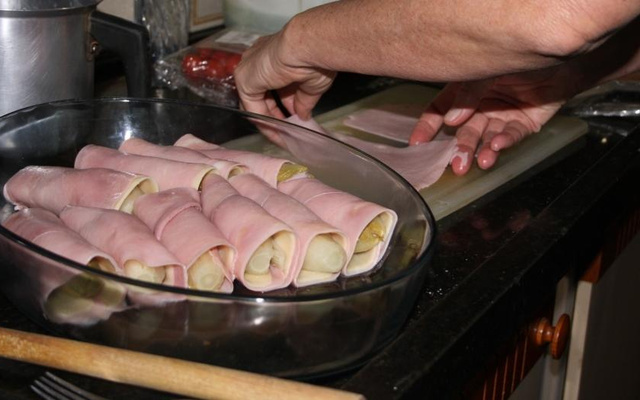 Endívias gratinadas