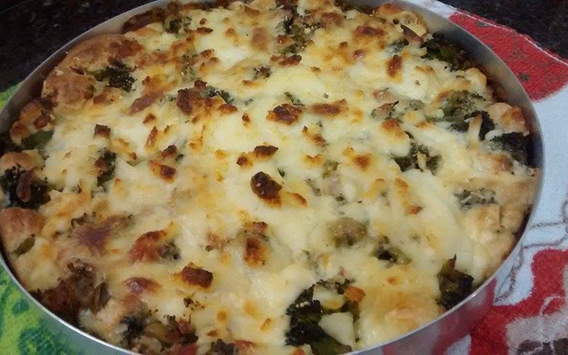 Torta de escarola light