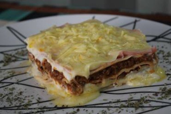 Lasanha de carne moída da Monica de Friends