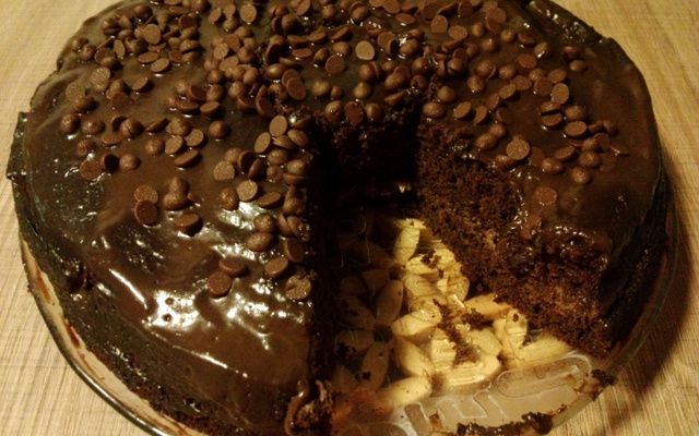 Bolo de chocolate integral