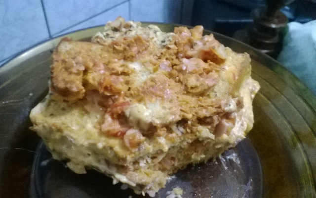 Pão de forma recheado