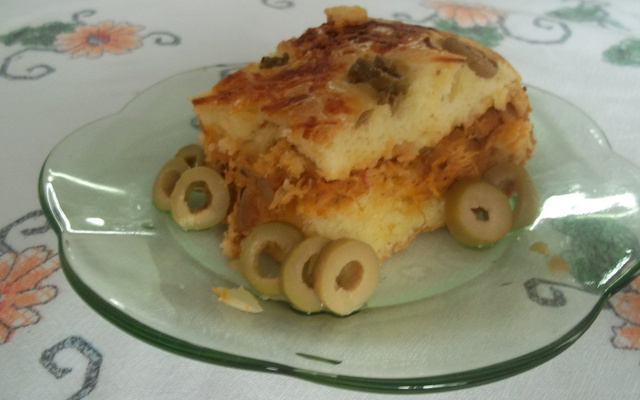 Maravilhosa torta de frango da Van