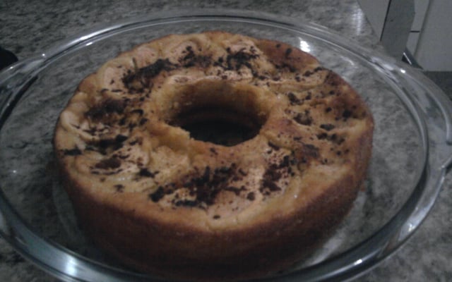 Bolo de maçã com laranja