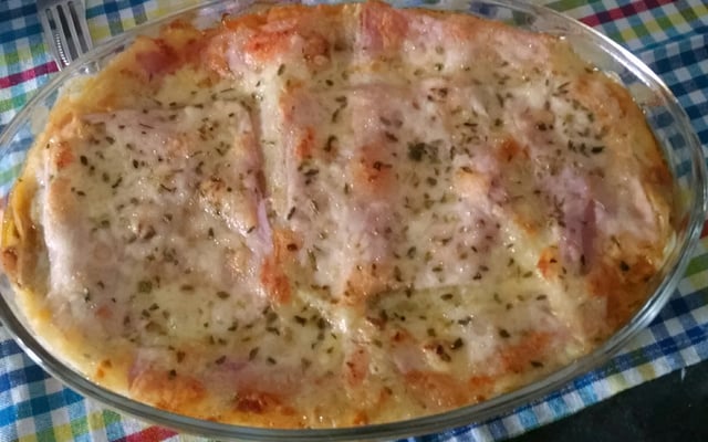 Lasanha 2 molhos super fácil