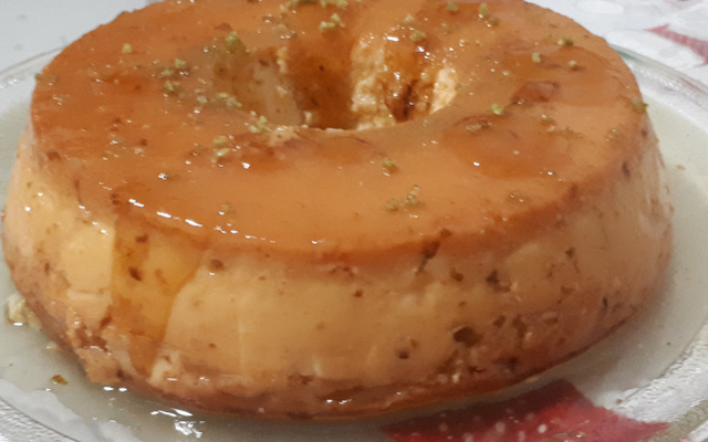 Pudim gourmet de limão 