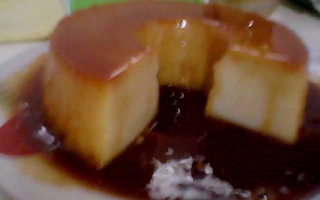 Pudim de padaria delícia