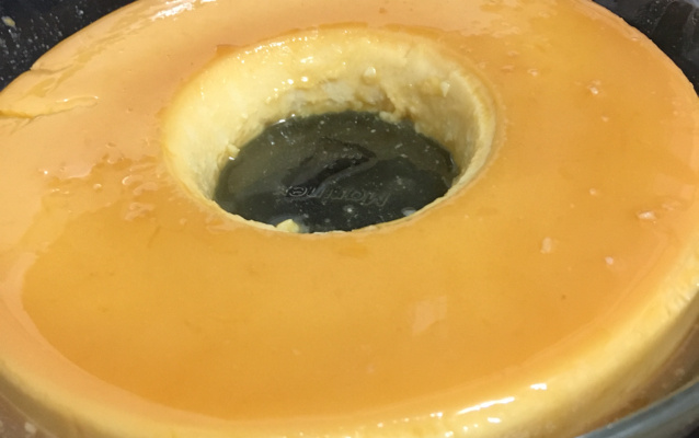 Pudim de milho verde