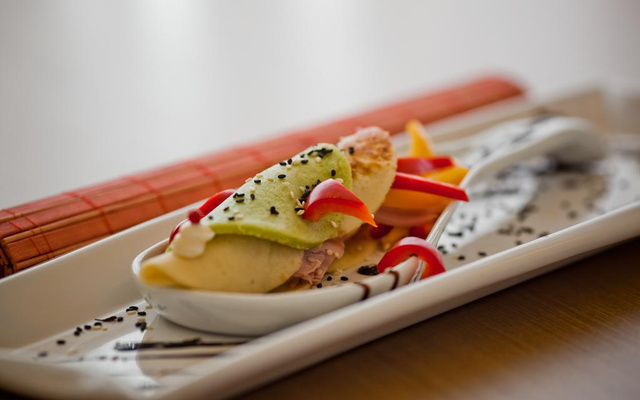 Panqueca de calabresa da Grasy