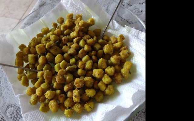 Torresmo de berinjela