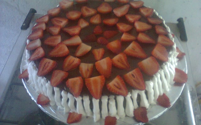 Bolo com dois recheios