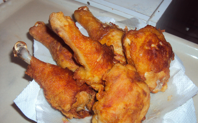 Coxas de frango crocantes