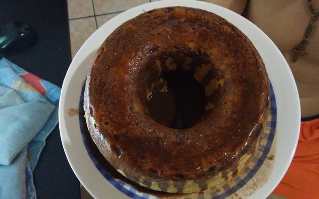 Bolo fofo de cenoura - light