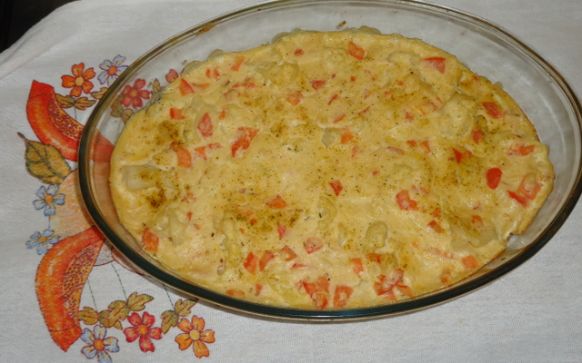 Couve-flor gratinada do Tio
